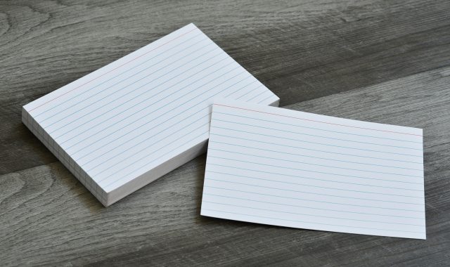 Indexing English: Using index cards in the English classroom